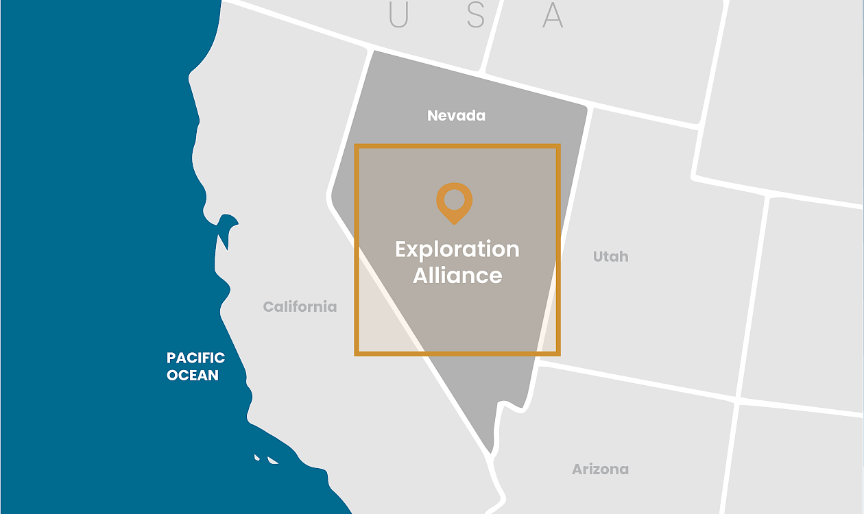 Altius Gold Alliance location map