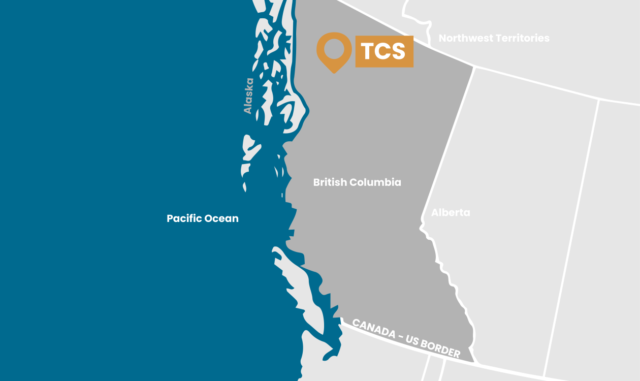 TCS location map