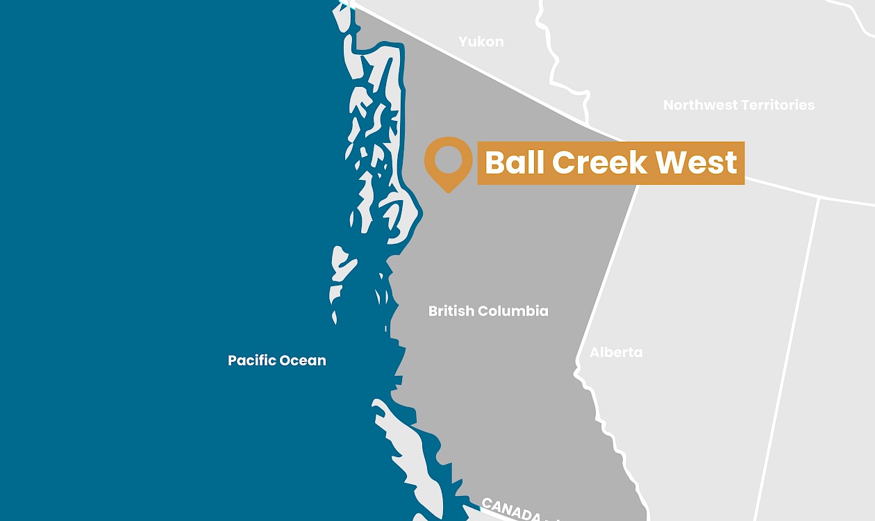 Ball Creek West location map