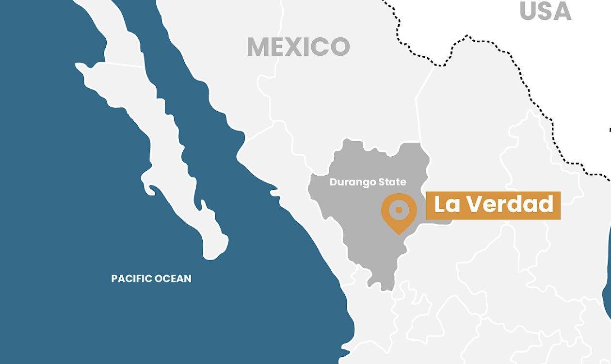 La Verdad location map